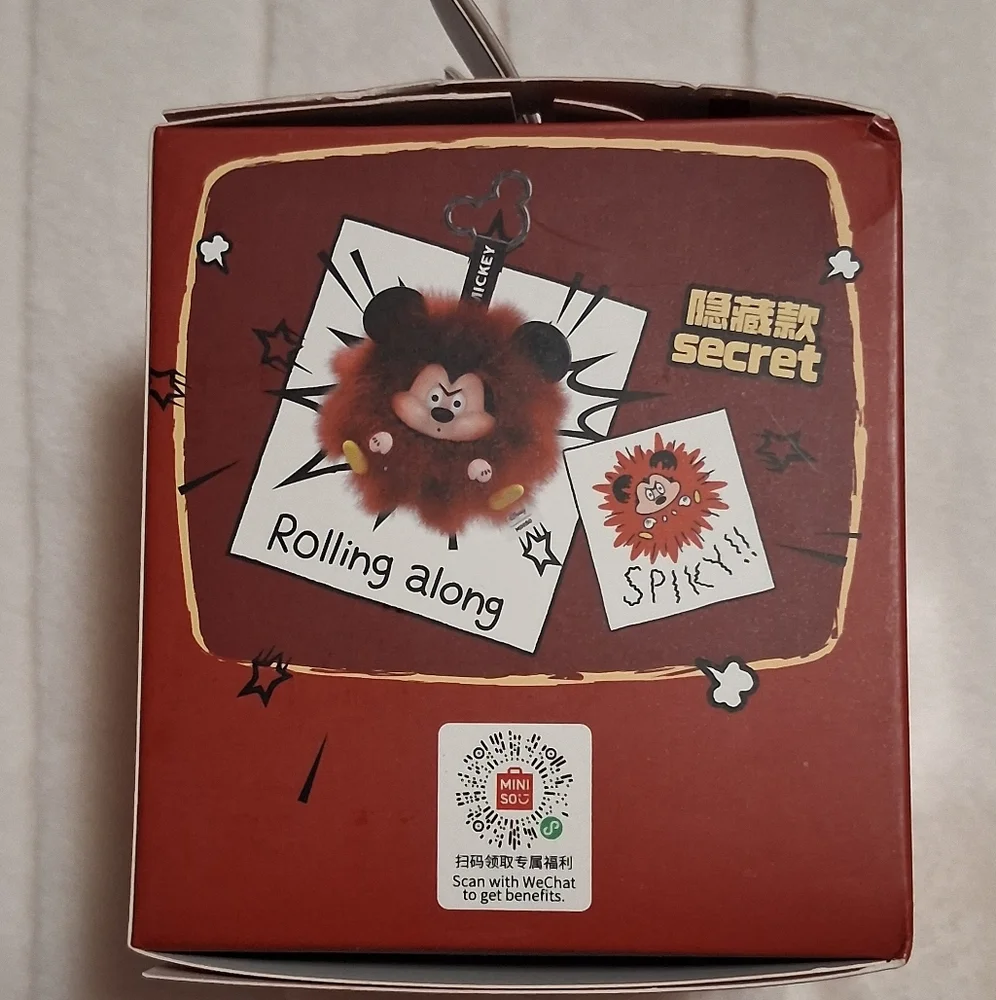 🔥B1G1🔥Disney Miniso  Fun Crash Plush Pendant Blind Box